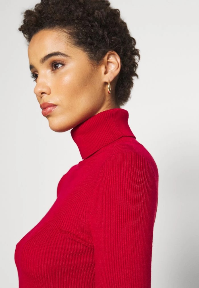 Pulls De Golf ANNA FIELD Anna Field Turtle Neck Rouge Femme | ITU-5955909